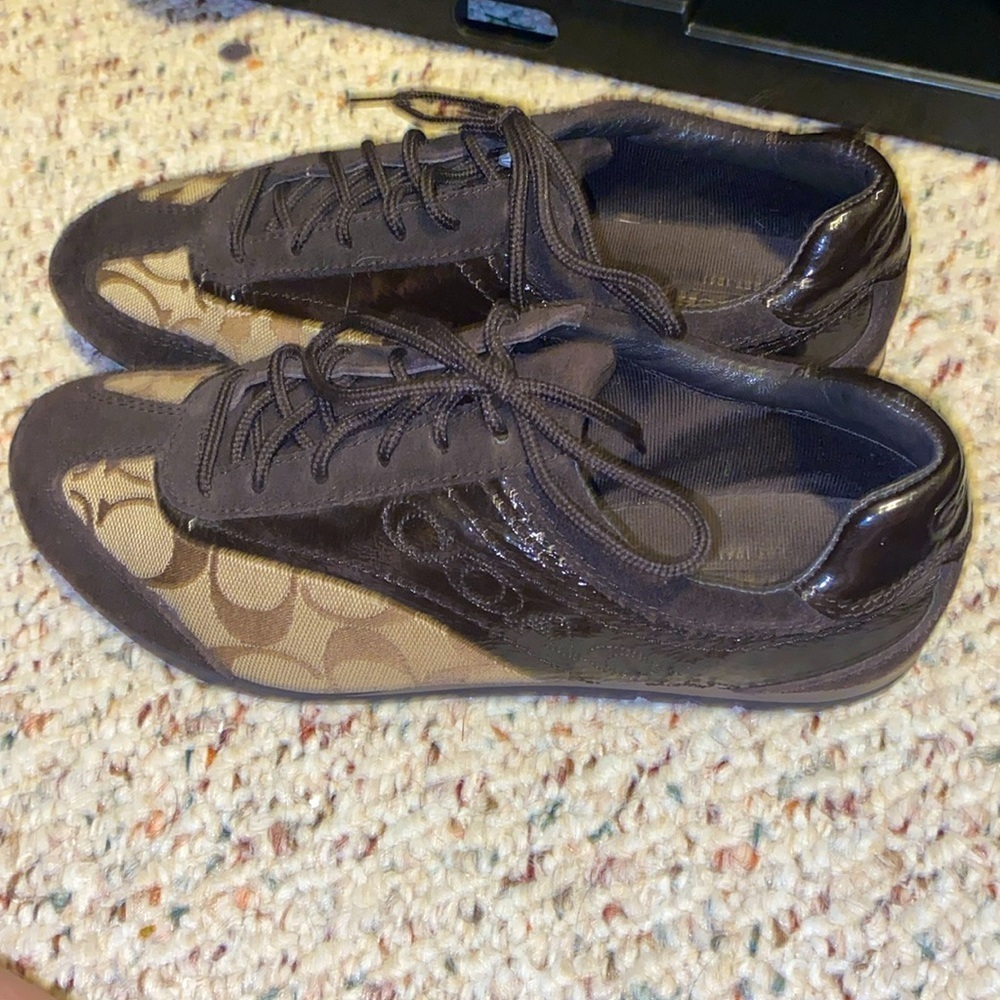 COACH Signature C Casual Sneaker sz 7 EXCELLENT